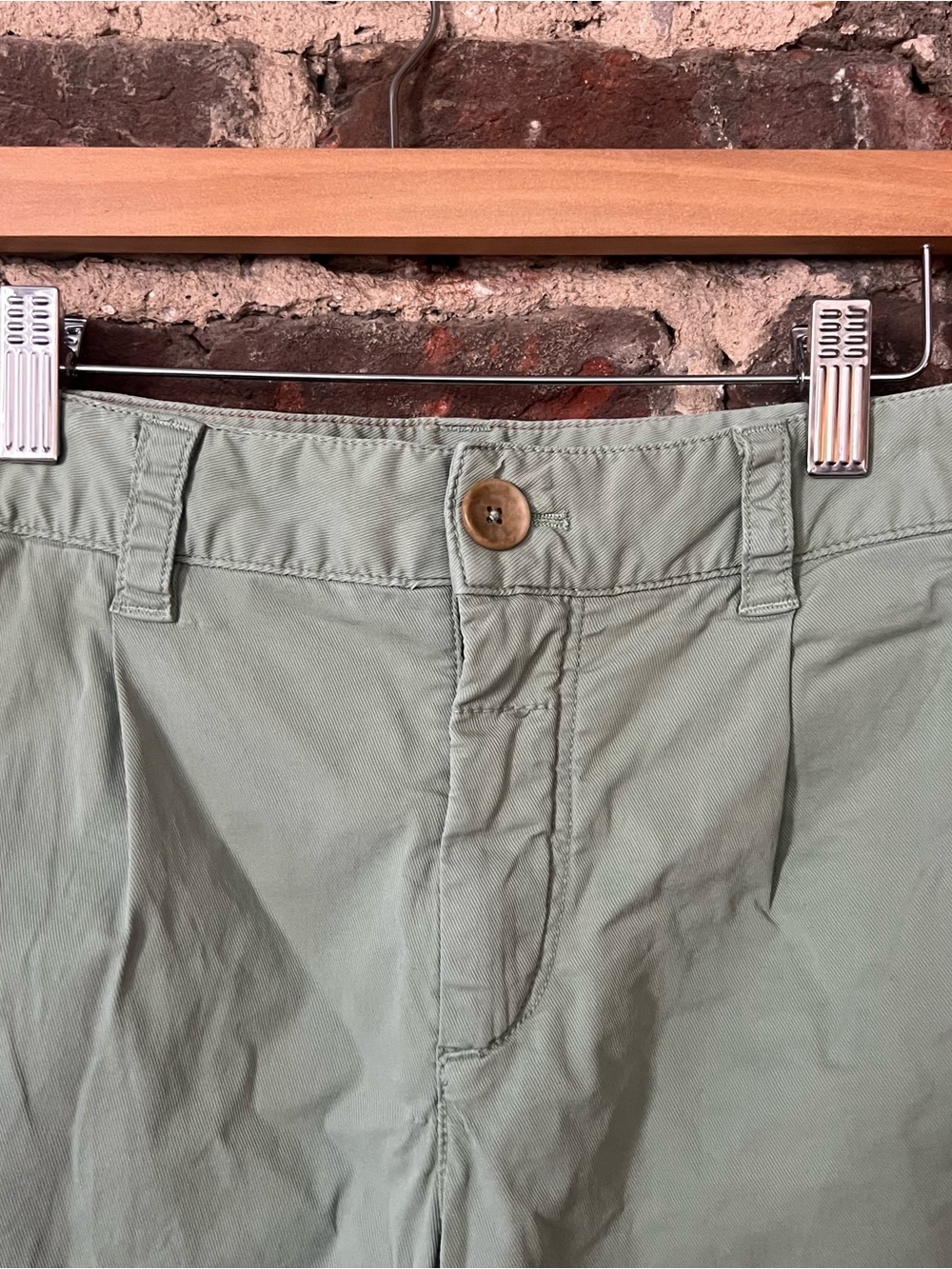 Anthropologie scout slim pleated pants Sage Green - Picture 4 of 10